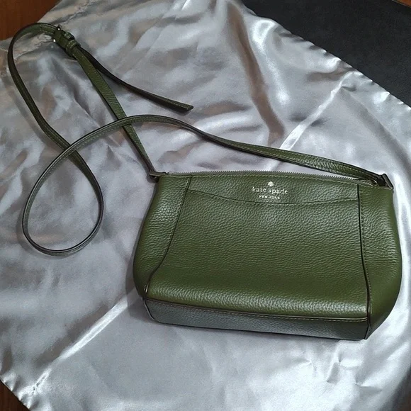 Kate Spade Forest Green Crossbody Bag - Picture 2 of 6